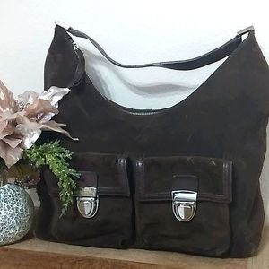 Vintage Banana Republic Suede Shoulder bag